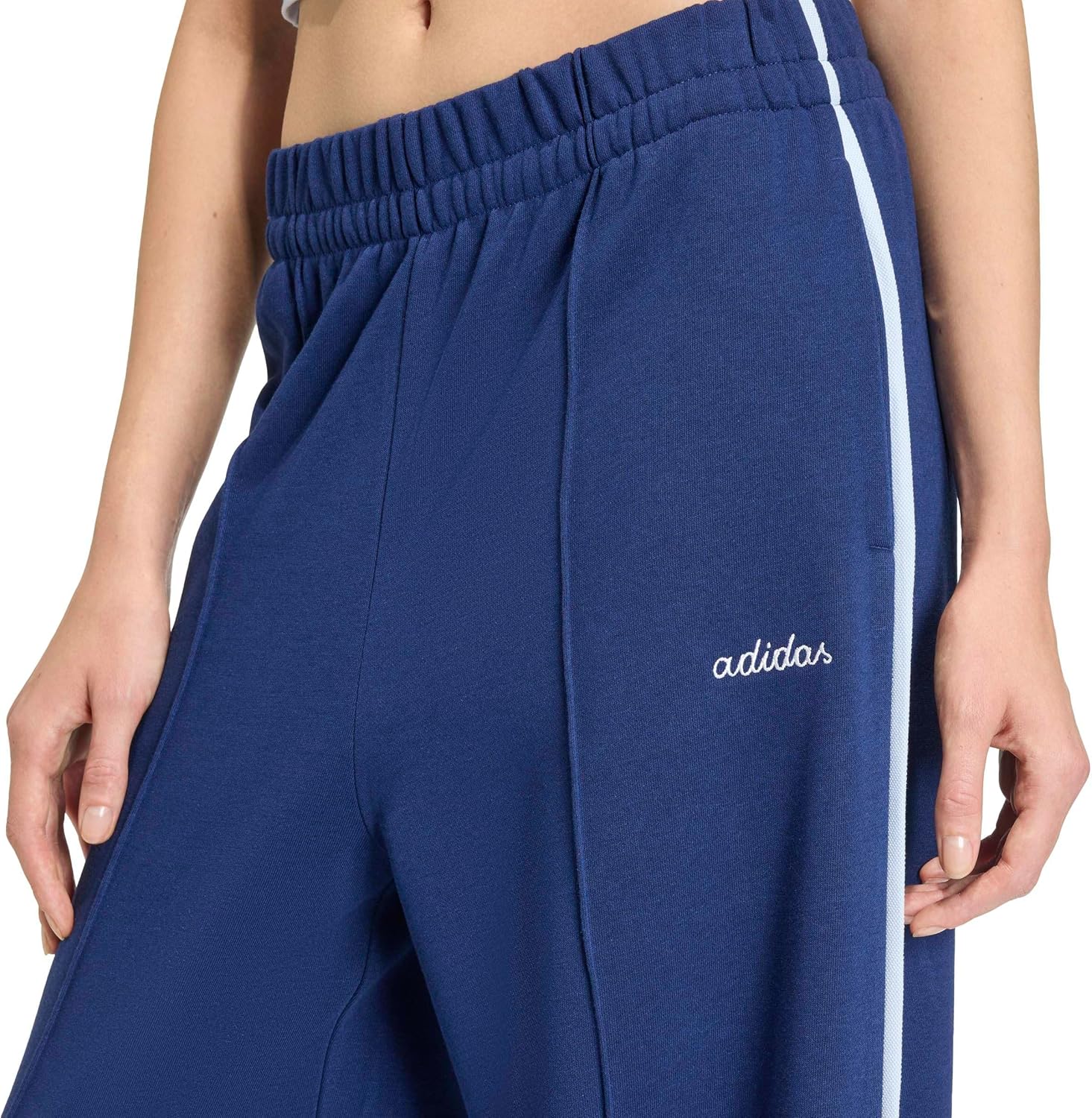 adidas Women's Seasonal Essentials Colorpop Pants with Embroidere