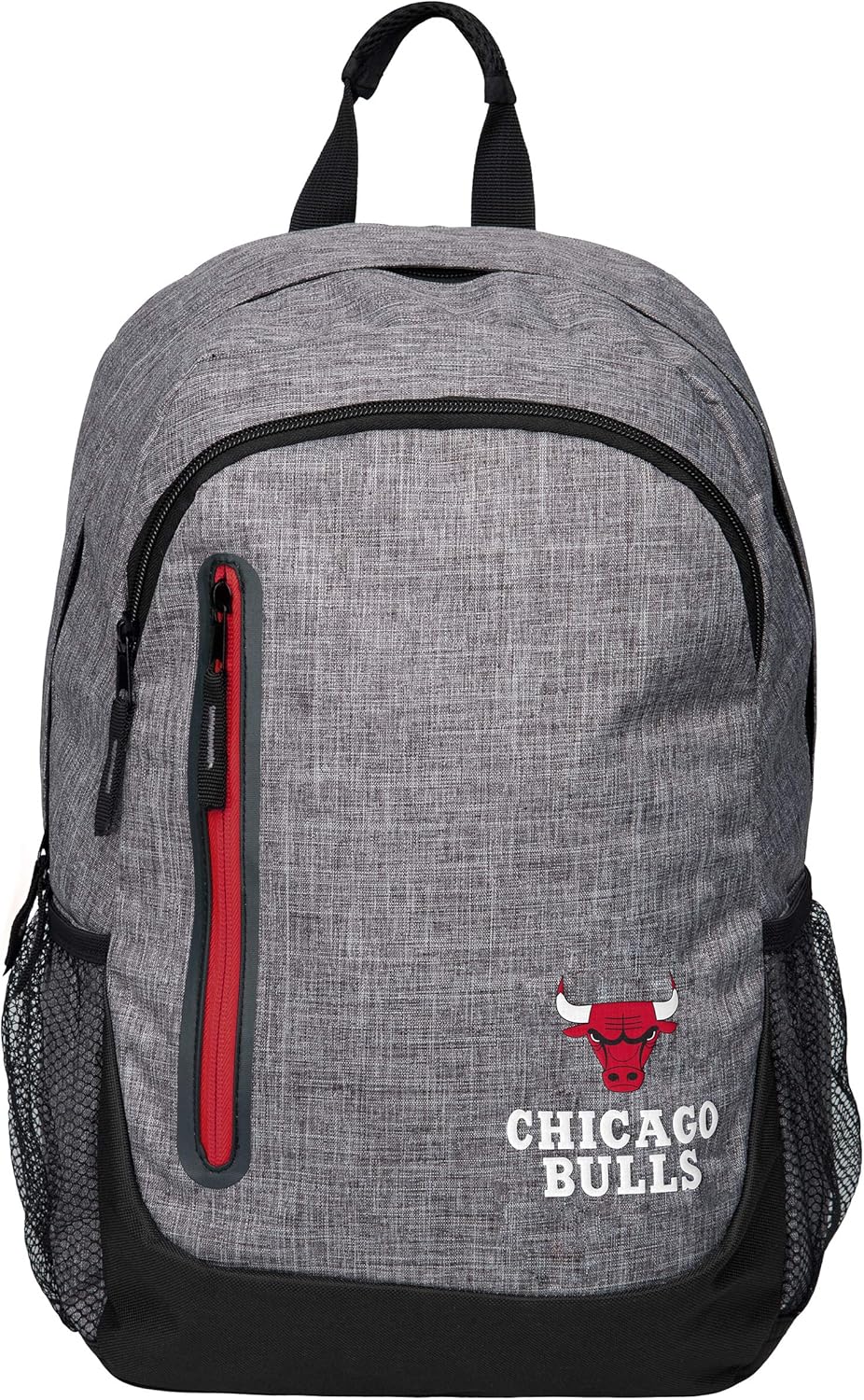 Chicago Bulls NBA Heather Grey Bold Color Backpack : Sports & Outdoors