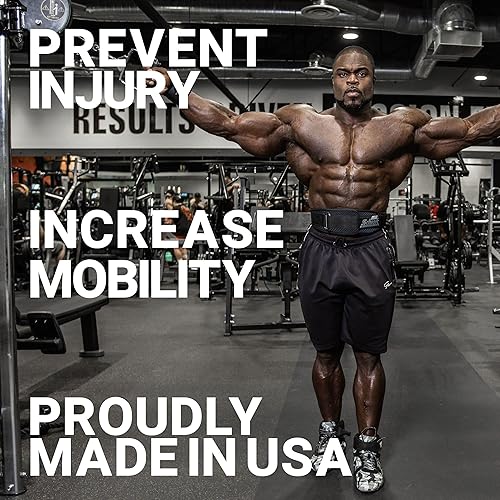 Miniatura 7 de Schiek Sports Ronnie Coleman 4004 - Cinturón de levantamiento de pesas de edición limitada Yeah Buddy - Cinturón de elevación de fibra de carbono y