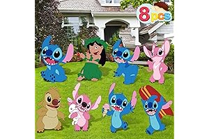 8 PCS Stitch Yard Signs with Stakes