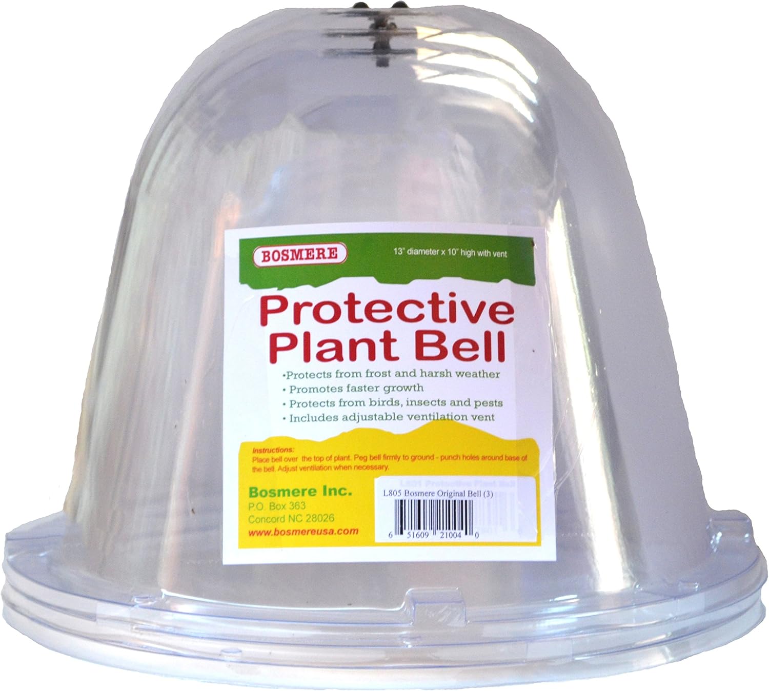 Bosmere L805 Protective Plant Bell (3 Pack)