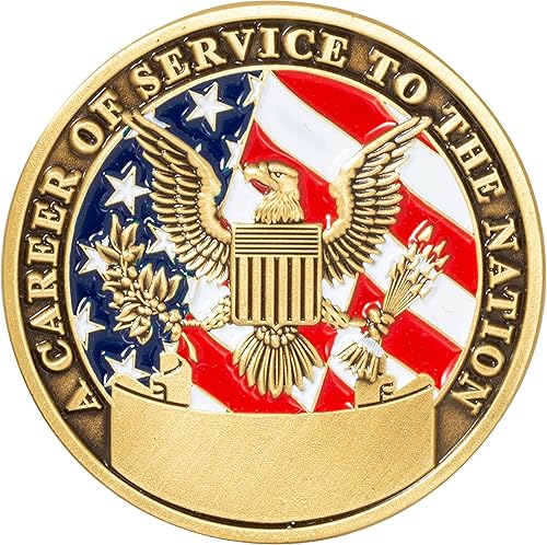 Miniatura 2 de El ejército de los Estados Unidos retiró EE.UU. Una carrera de servicio a la nación Challenge Coin