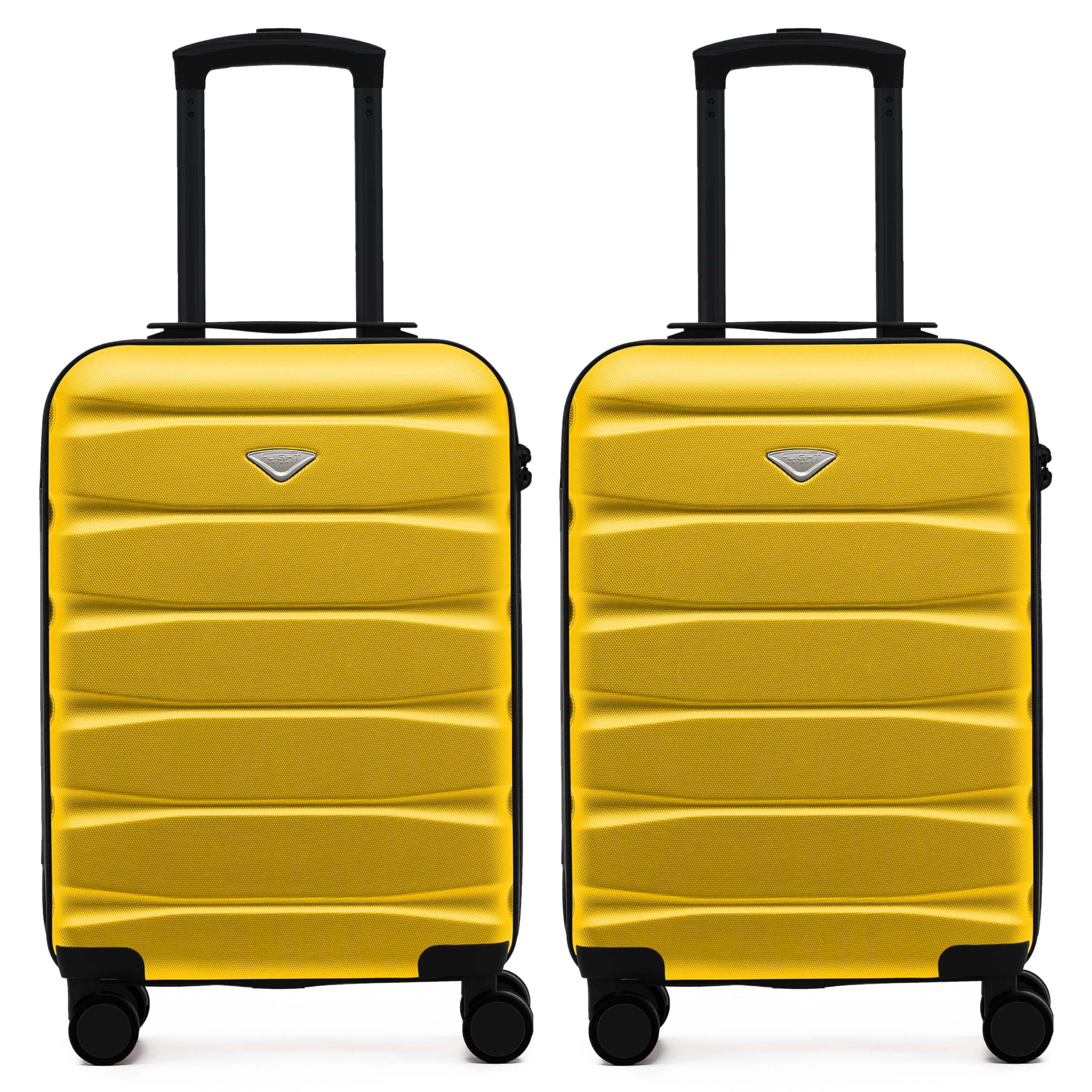 Flight Knight Underseat Cabin Suitcase 45x36x20cm | Free Hand Luggage for EasyJet & Wizz Air | Lightweight ABS Hard Shell with 8 Silent-Glide Spinner Wheels | Max Space Travel Bag — view 135
