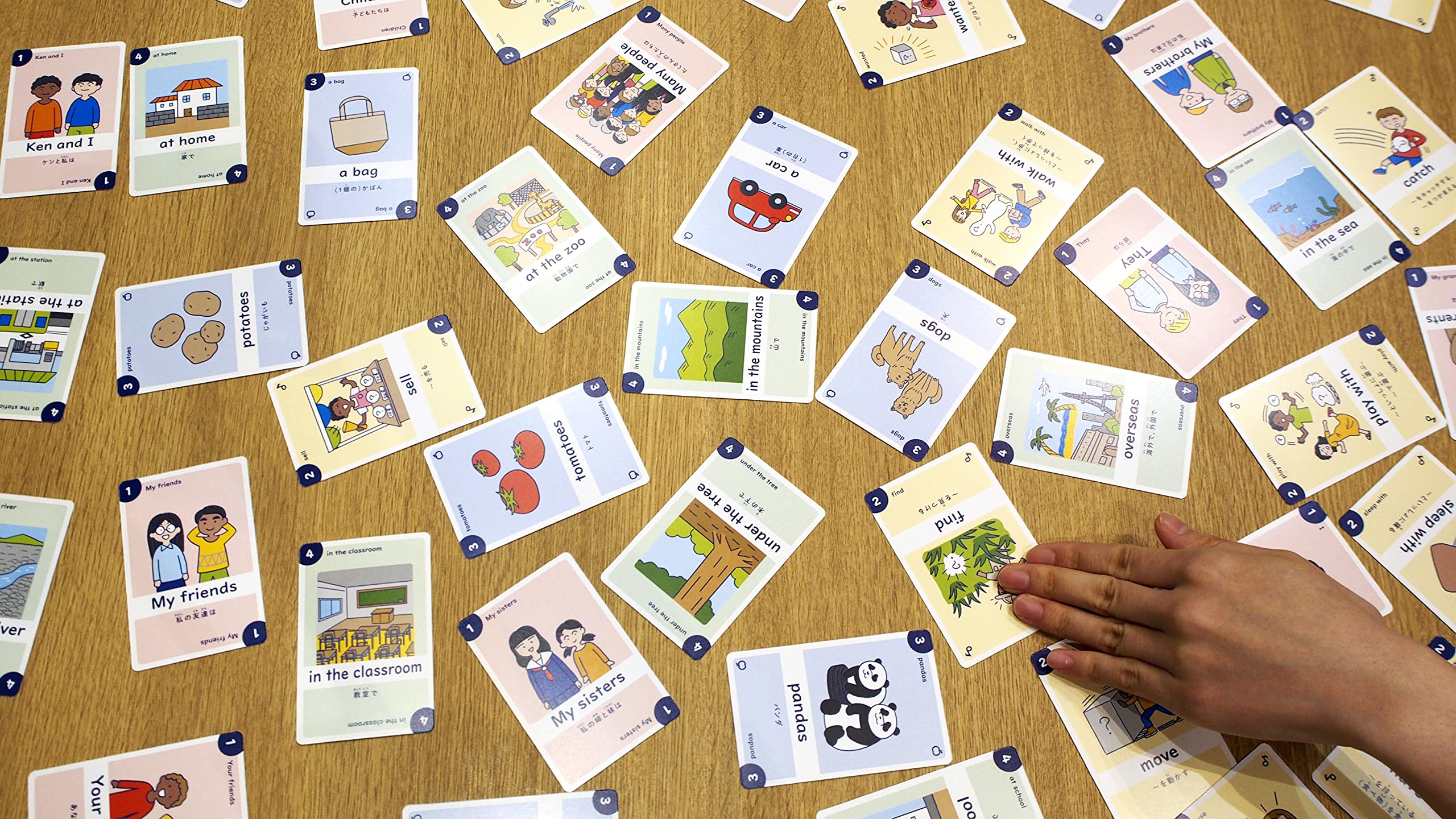 Amazon.co.jp: 学研 楽しく英語にふれられる! カードならべゲーム 英語
