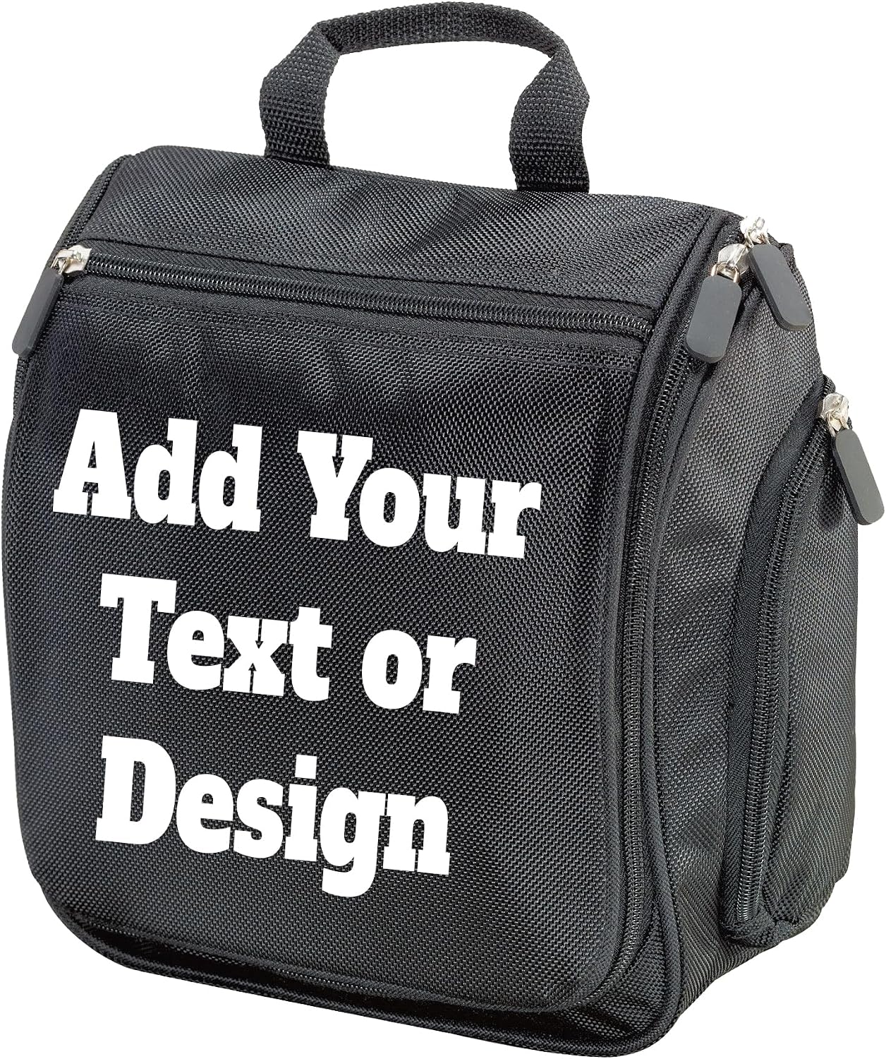 Personalized Hanging Toiletry Kit (Black)