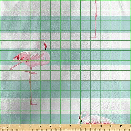 Vista 876 de Lunarable The Yard, tela azul real de The Yard, patrón de cerámica inspirado en el Medio Oriente estilo marroquí, estampado oriental, tela de satén