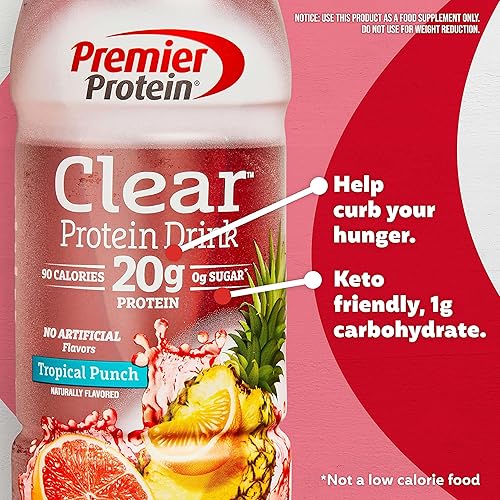 Vista 2 de Premier Protein - Bebida de proteínas Clear