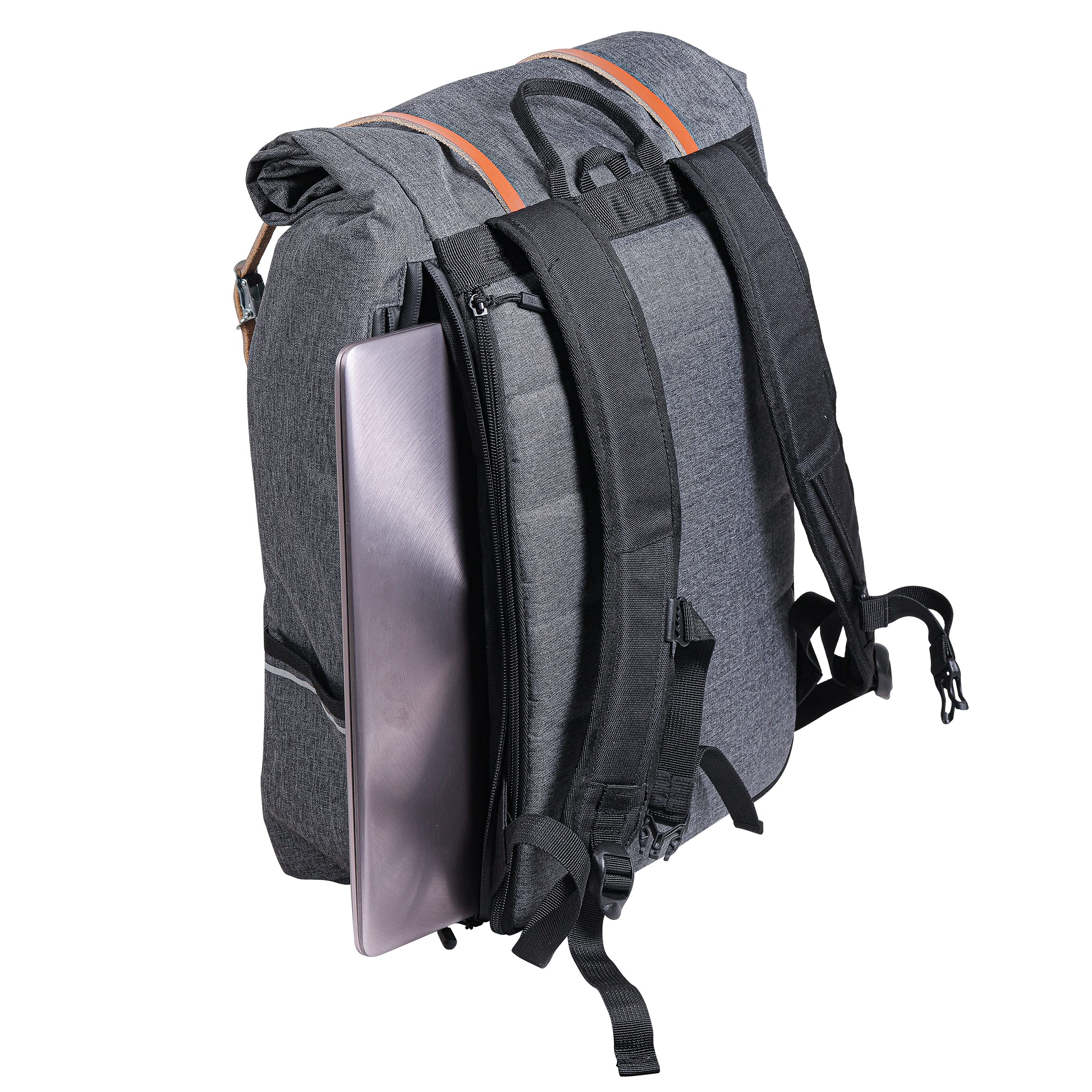 ZEFAL Urban Backpack - Sac à Dos Vélo Urbain - Sacoche Porte Bagage Velo Ordinateur Portable 15 Pouces Etanche - Sac à Dos Vélo Homme et Femme - 27 Litres
