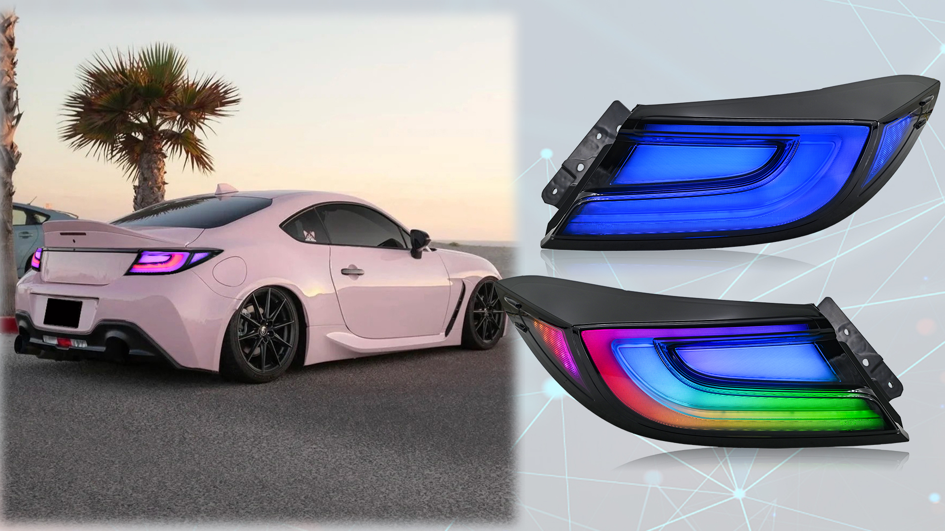 GR86 BRZ SAADテールランプ Amazon.com: Tail Lights for Toyota GR86 Subaru BRZ 2nd Gen ZN8
