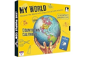 My World Advent Calendar 2023: Visit 24 Countries, Create 24 Crafts by Christmas!