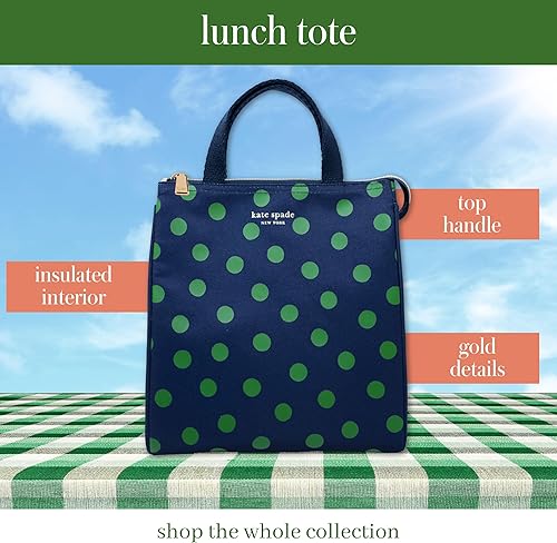 Miniatura 2 de Kate Spade New York - Lonchera Linda para Mujer, Bolsa de Almuerzo de Gran Capacidad, Caja de Almuerzo para Adultos con Forro Interior Aislado