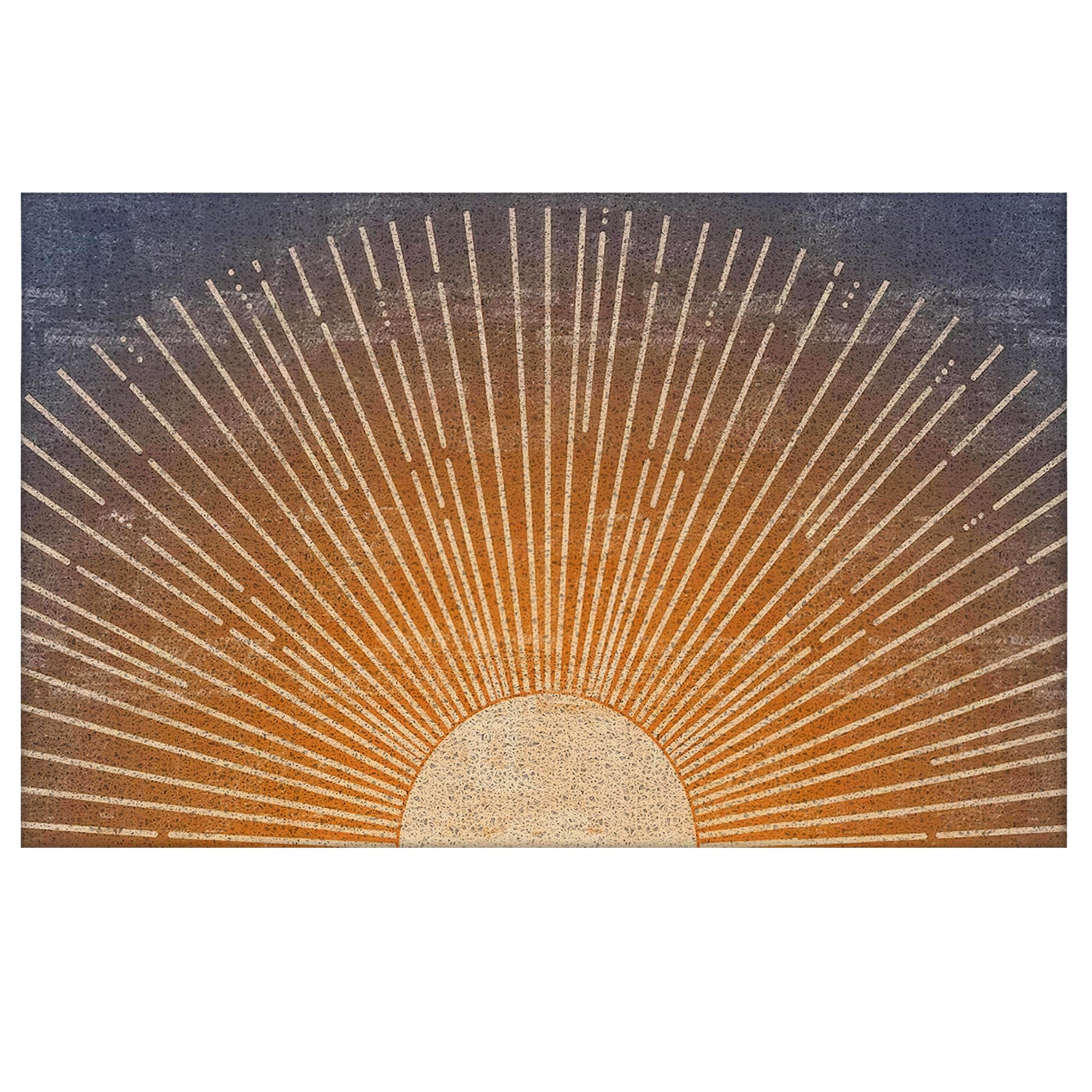 LUVADIAN Boho Door Mats Outdoor - Boho Golden Sun Front Door Mat, Welcome Sun Bath Mat, Door Mat Doormat Outdoor Indoor Entrance, Indoor Door Mats for