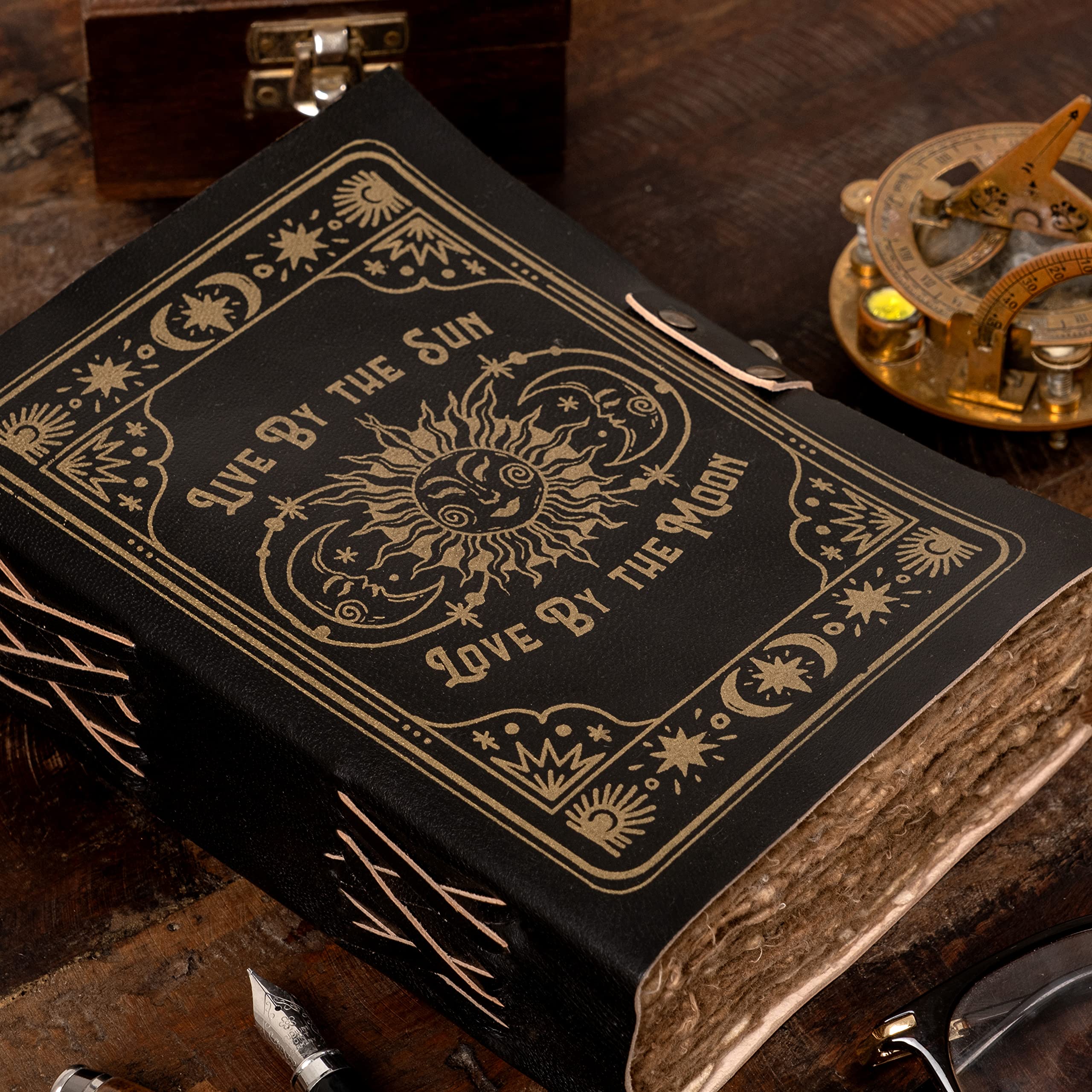 ヴィンテージ　ロールチケット　ジャンクジャーナル　ラスト Amazon.co.jp: レザージャーナル、太陽と月のビンテージ