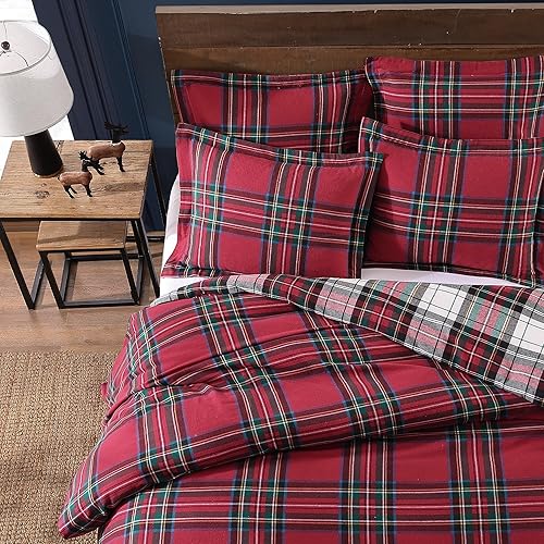 Miniatura 5 de Levtex Home - Juego de edredón a cuadros Spencer - Edredón matrimonialQueen (90 x 94 pulgadas) + dos fundas estándar (26 x 20 pulgadas) - Cuadros