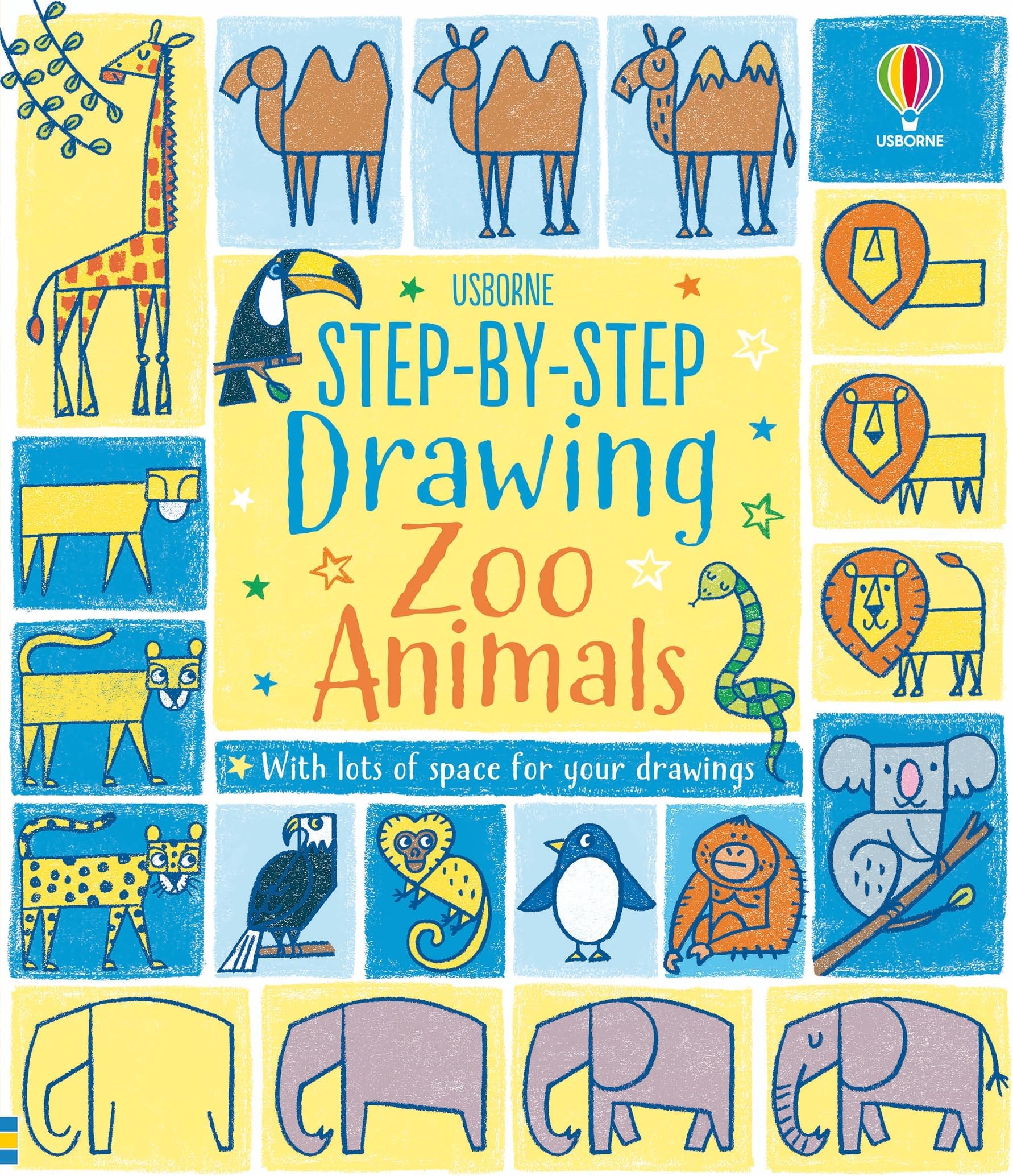 Usborne Publishing Ltd Step-by-step Drawing Zoo Animals