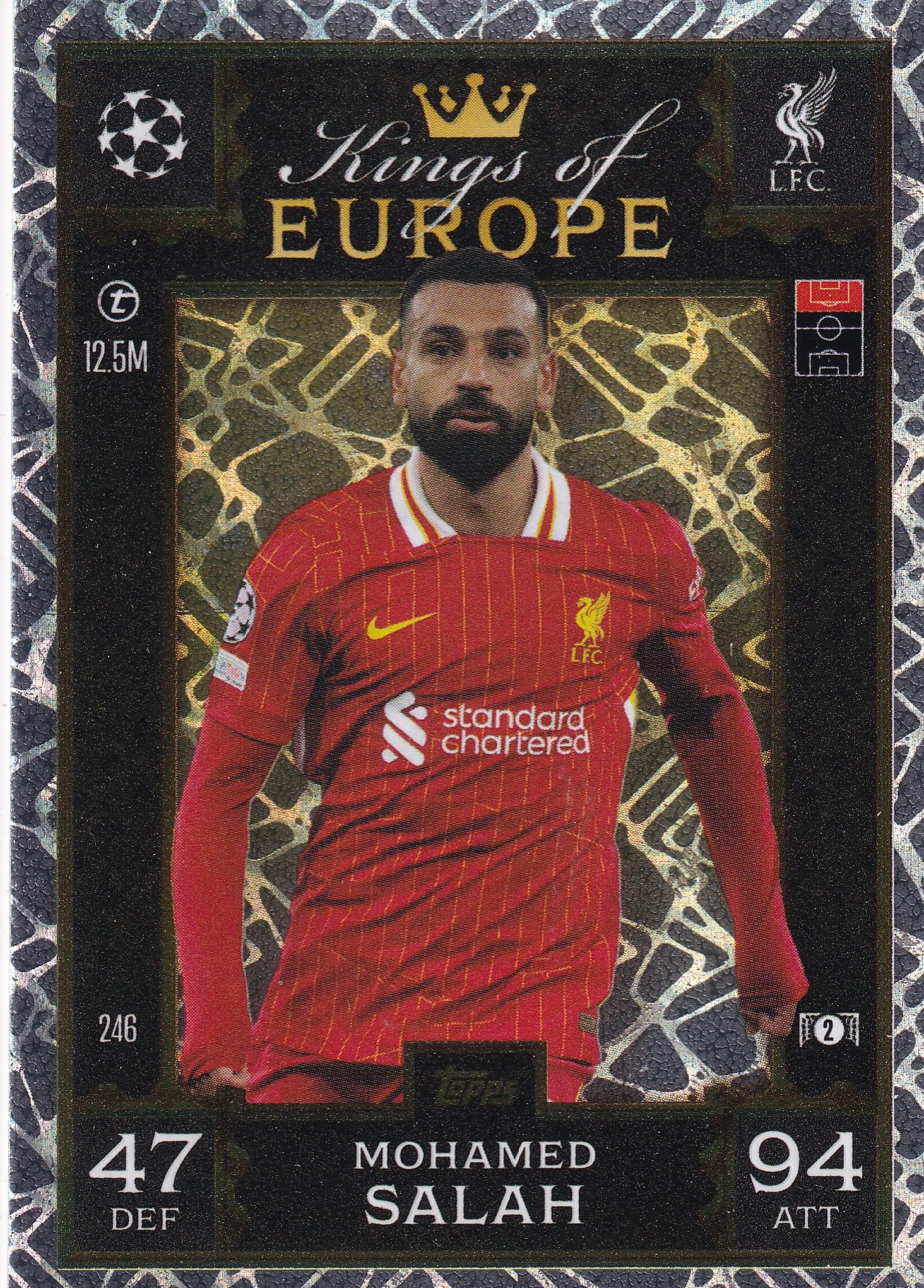 Match Attax Extra 2024 2025 Kings of Europe Trading Card(s) You Select (Mo Salah 246)