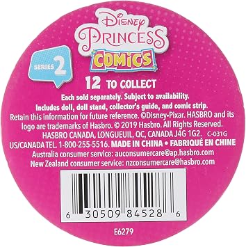 Disney Princess Comics 2 Collectible Dolls Series 1 To 5 (Series May Vary. Subject To Availability.)