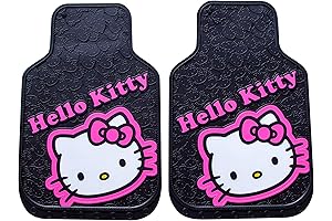 Plasticolor Hello Kitty Collage Universal Fit Car Truck SUV Front Floor Mats Pair