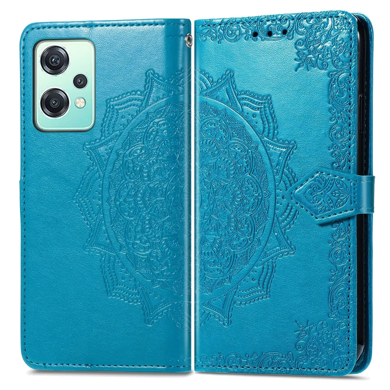 Kezaizhe Custodia per OnePlus Nord CE 2 Lite 5G One Plus CE2 Lite PU Pelle Wallet Protettivo Cellulare Flip Cover a Portafoglio Telefono con Magnetica (Nero