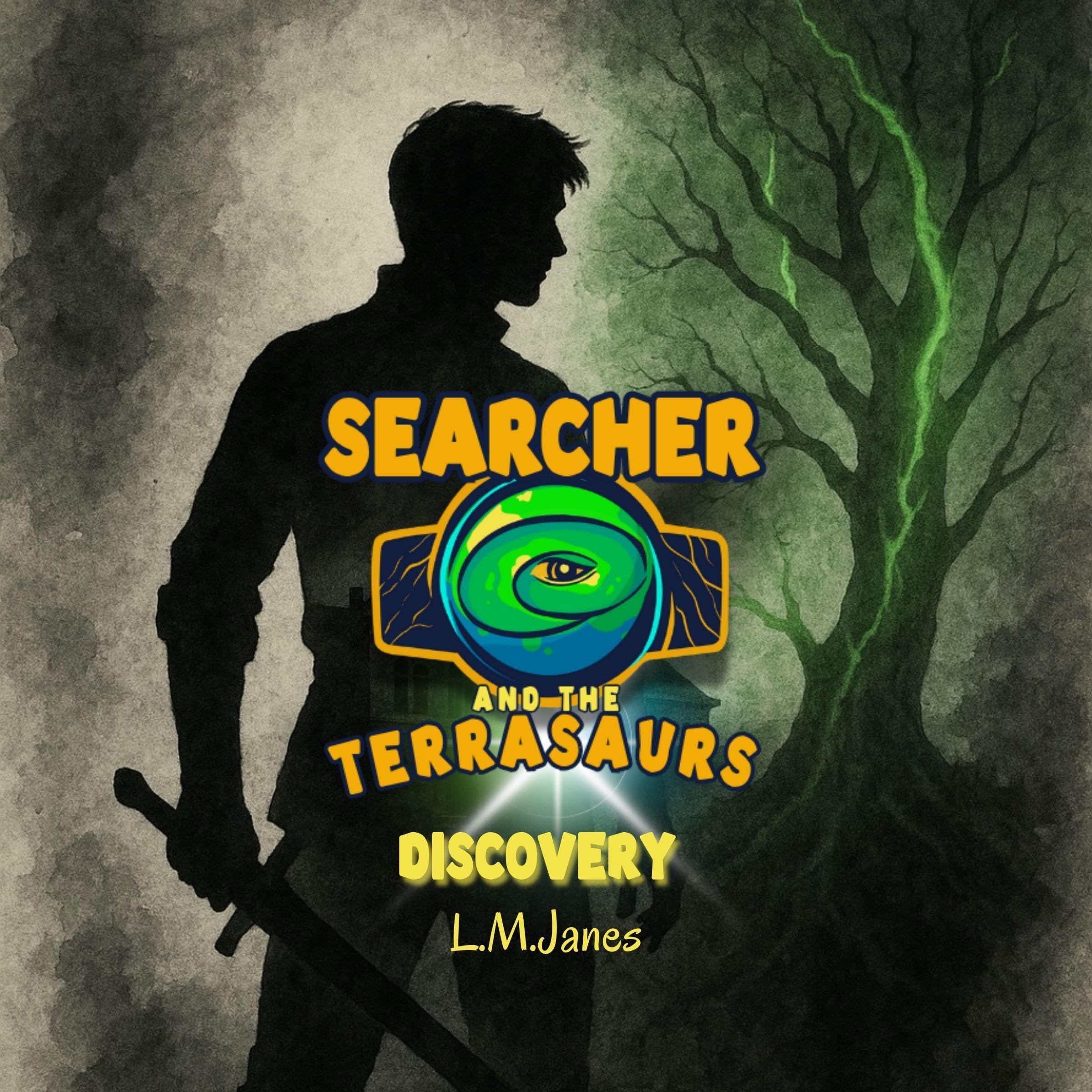 Cover art for Discovery: Searcher and the Terrasaurs, Book 1