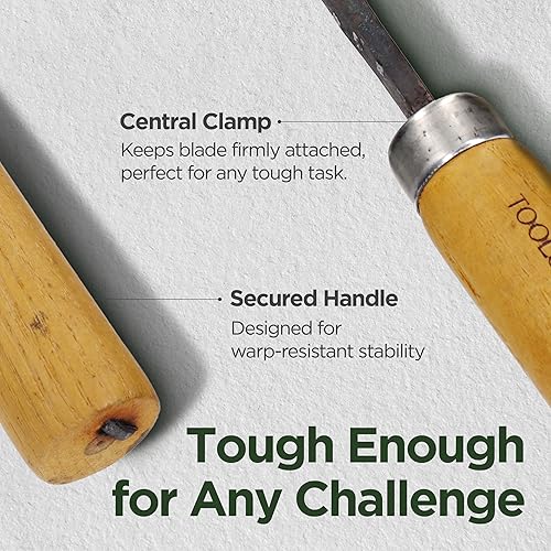 Miniatura 5 de Point Homi - Azada de mano, herramienta de jardín tradicional coreana hecha a mano con mango de madera de castaño y acacia para deshierbar y plantar