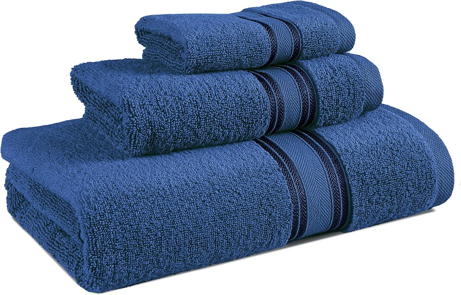 LANE LINEN Luxury Bath Towels Set 3 Piece 100 Cotton Bathroom Towels