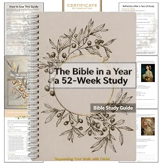 Bible Study Guide, Faith · Grace · Identity in Christ | Spiral-Bound Lay-Flat · 90gsm Thick Paper No Bleed · Large Print · Journaling Prompts & Tabs · Women's Thematic Study - Amazon product rated Grade A