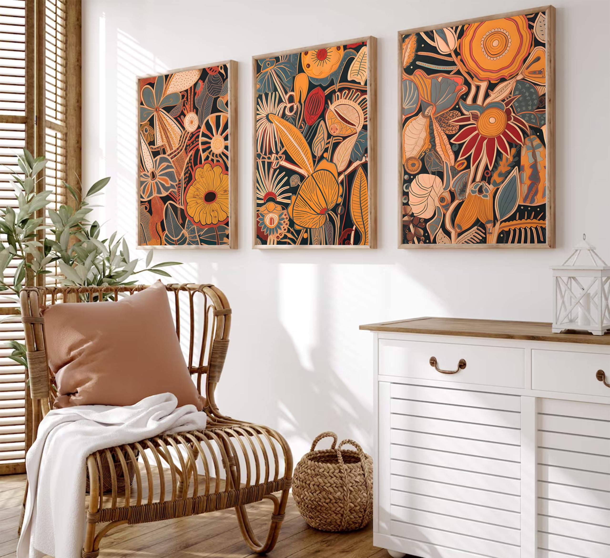 Antique Mid Century Modern Wall Hanging 【公式通販】