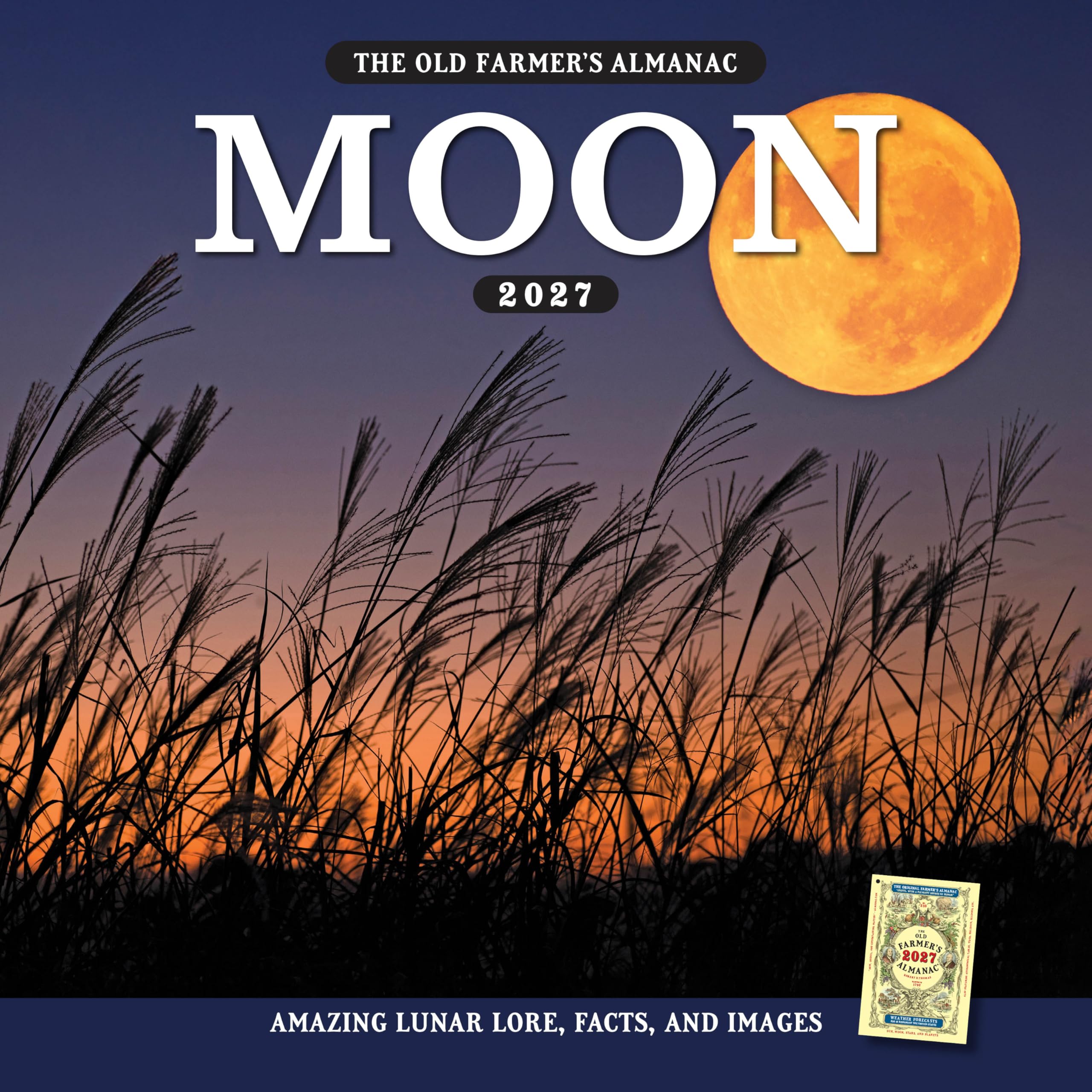 The 2027 Old Farmer's Almanac Moon Wall Calendar