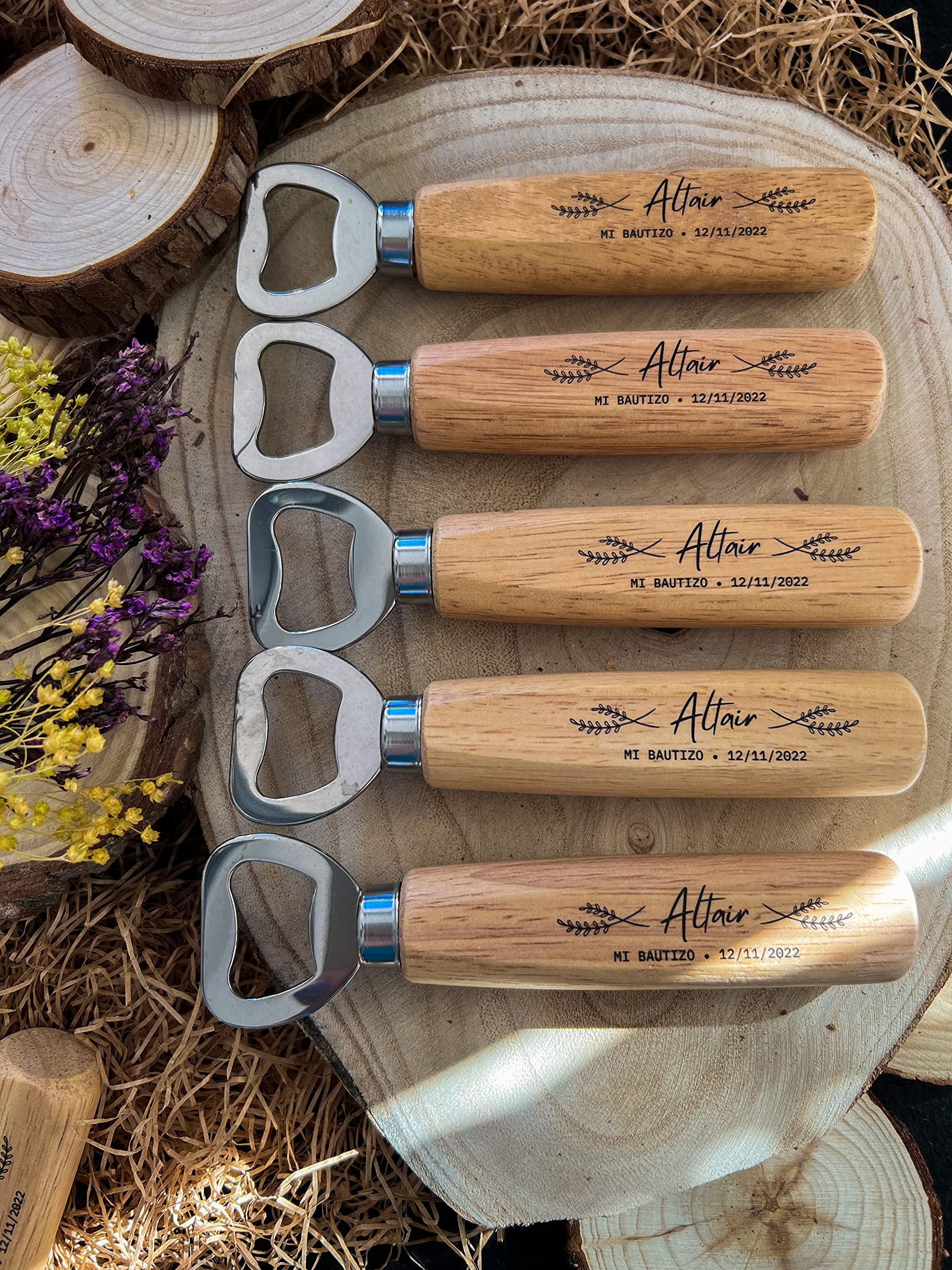 Abrebotellas clásico personalizado con nombre o logotipo, imanes personalizados, regalo original