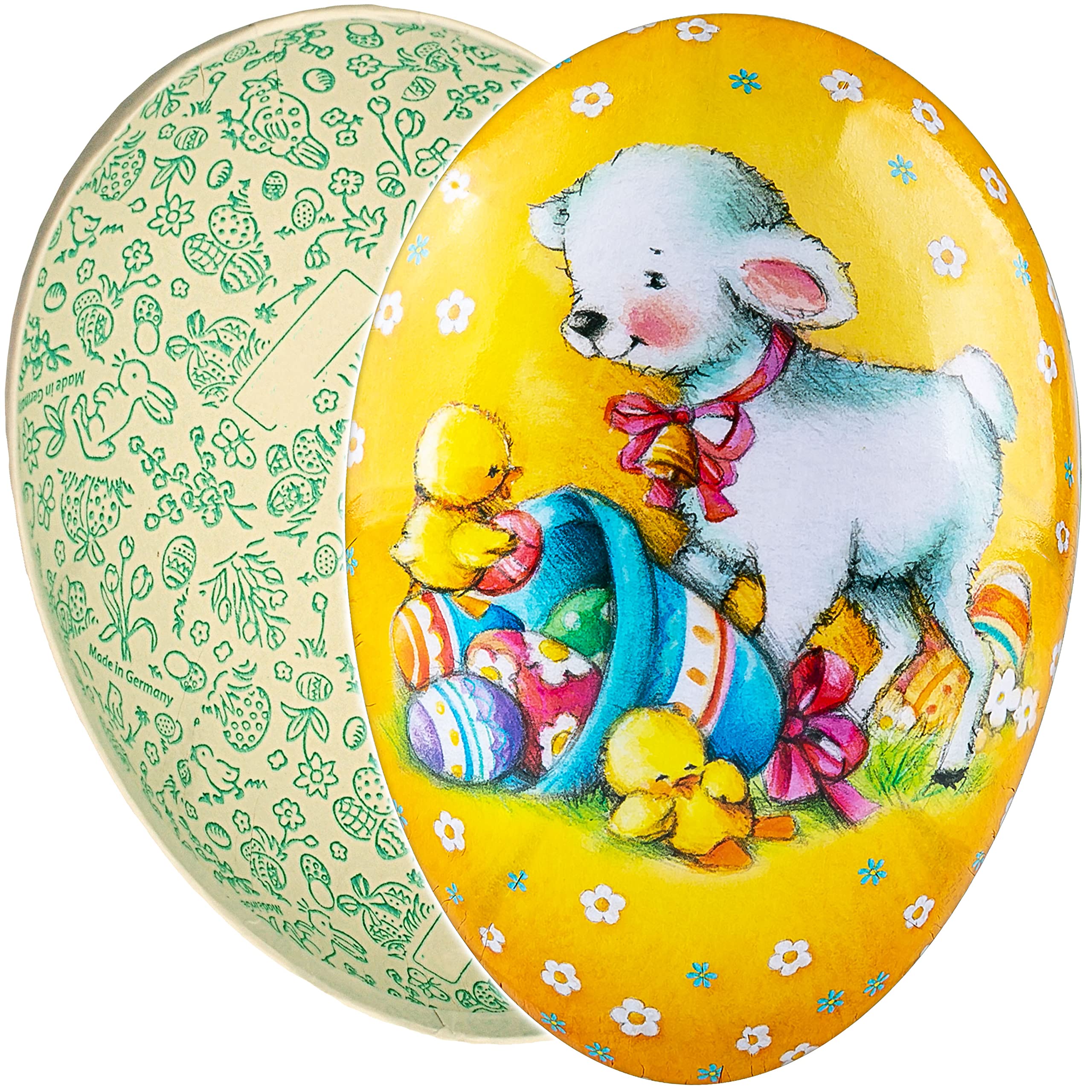 alles-meine.de GmbH 3 Stück Ostereier/Eier zum Befüllen Größe & Anzahl frei wählbar 9 bis 36 cm - Hasen - Hasen Küken Blumen einfarbig Uni Sprenkel Hühnereier - Füll - Pa..