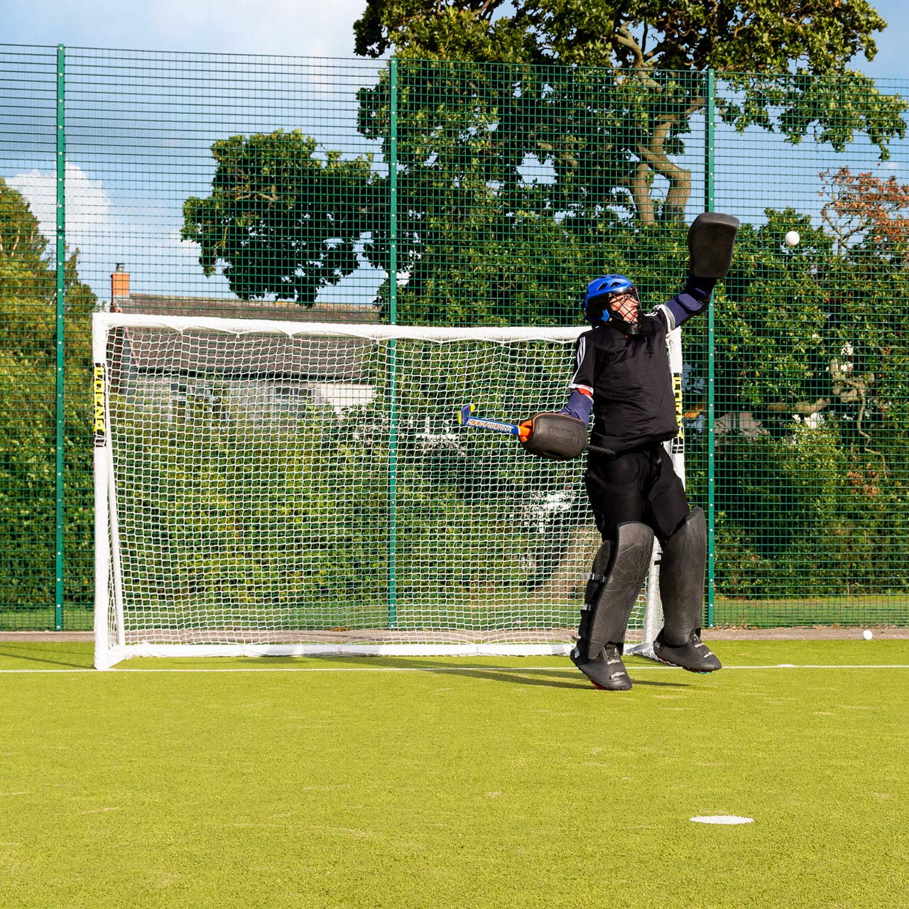 FORZA But de Hockey sur Gazon – Poteaux 3m x 1,8m en PVC Imperméable