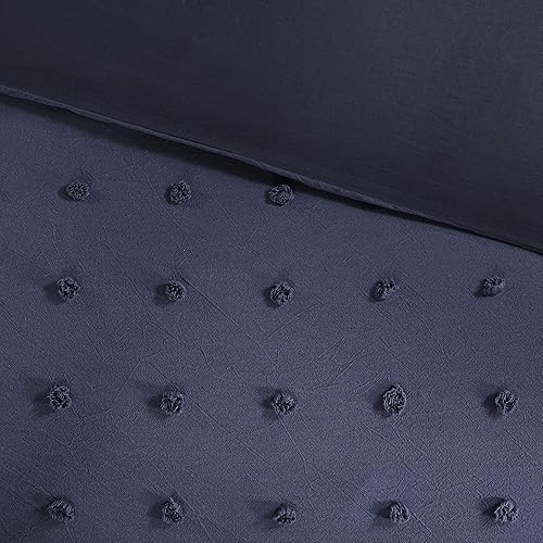 Miniatura 18 de Urban Habitat - Juego de edredón 100% algodón Jacquard, cobertura de edredón para todas las estaciones chic que proporciona un acento desgastado de