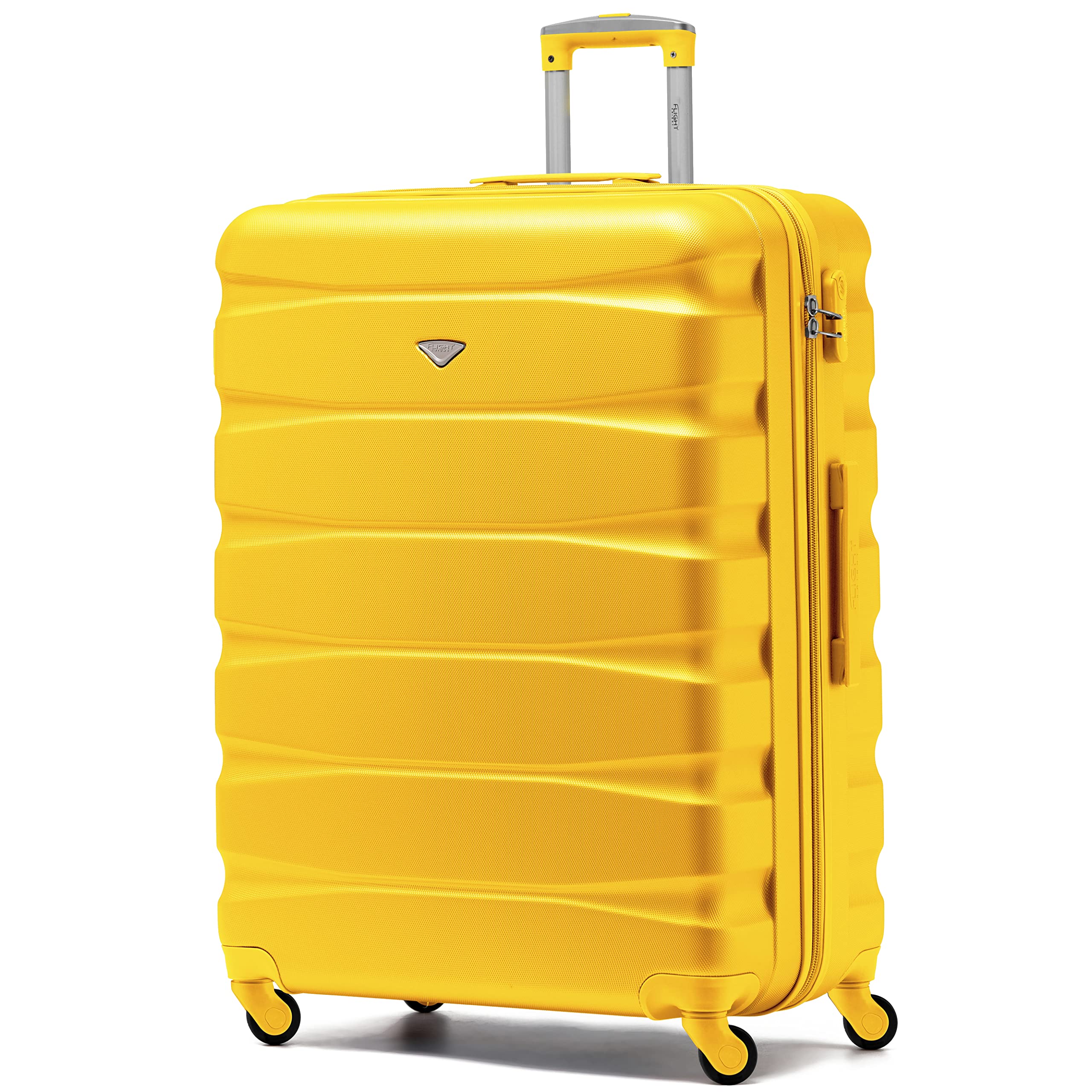Flight Knight Lightweight 4 Wheel ABS Hard Case Medium Suitcase Approved for Over 100 Airlines Including easyJet, British Airways, Ryanair, Jet2, Emirates & Many More - Check-in Medium Size 25" — view 141