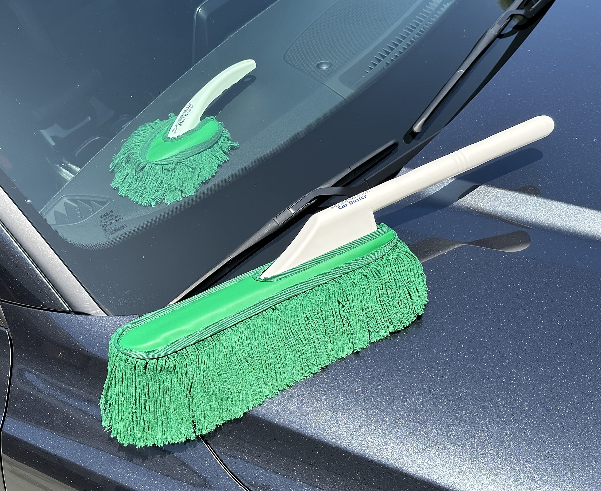 California Car Duster Zestaw detali z plastikowym uchwytem i zielonym mopem 62455
