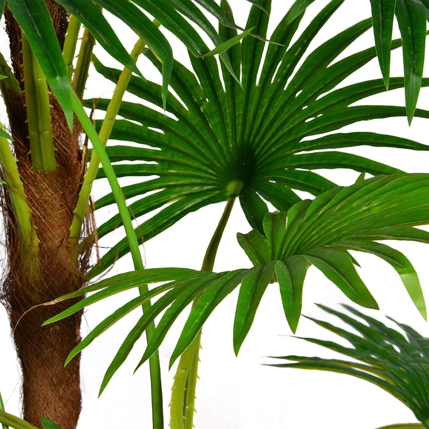 vintage home artificial faux 48" tall fan palm tree with eco-paper planter with eco planter (vhx130209)