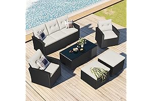 UBGO 6 Piece Patio Furniture Set with Closeout Sale