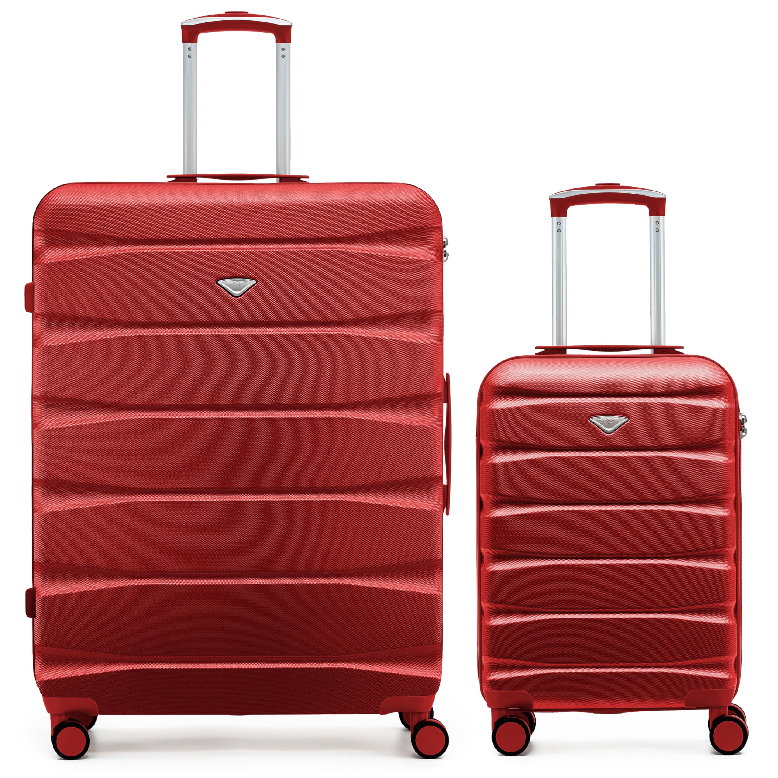 Flight Knight Underseat Cabin Suitcase 45x36x20cm | Free Hand Luggage for EasyJet & Wizz Air | Lightweight ABS Hard Shell with 8 Silent-Glide Spinner Wheels | Max Space Travel Bag — view 263