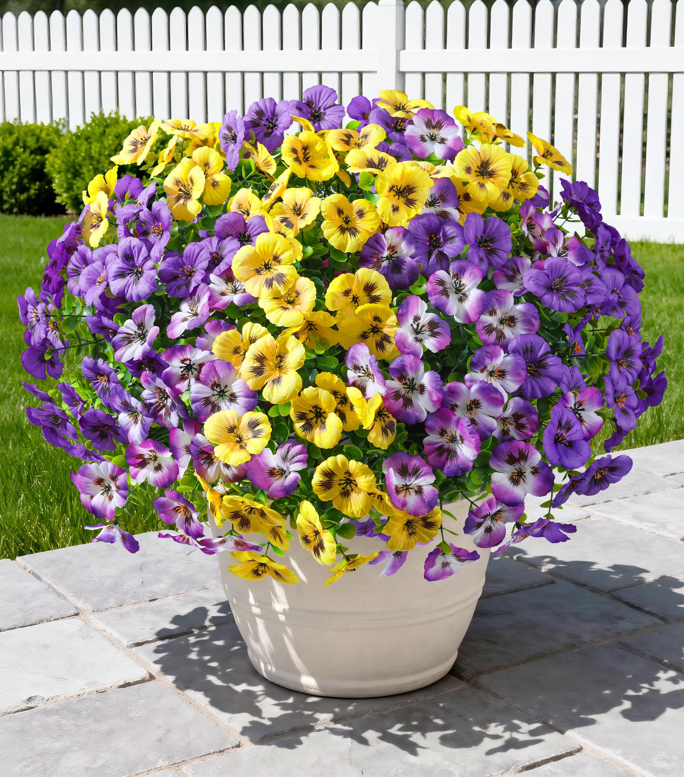 Ivydale 20PCS Artificial Fake Pansy Flowers