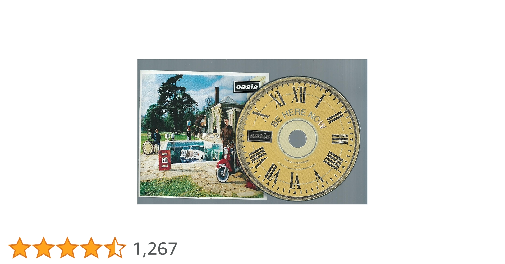 Oasis BE HERE NOWレコード Be Here Now (国内盤/カラーヴァイナル仕様/2枚組アナログ