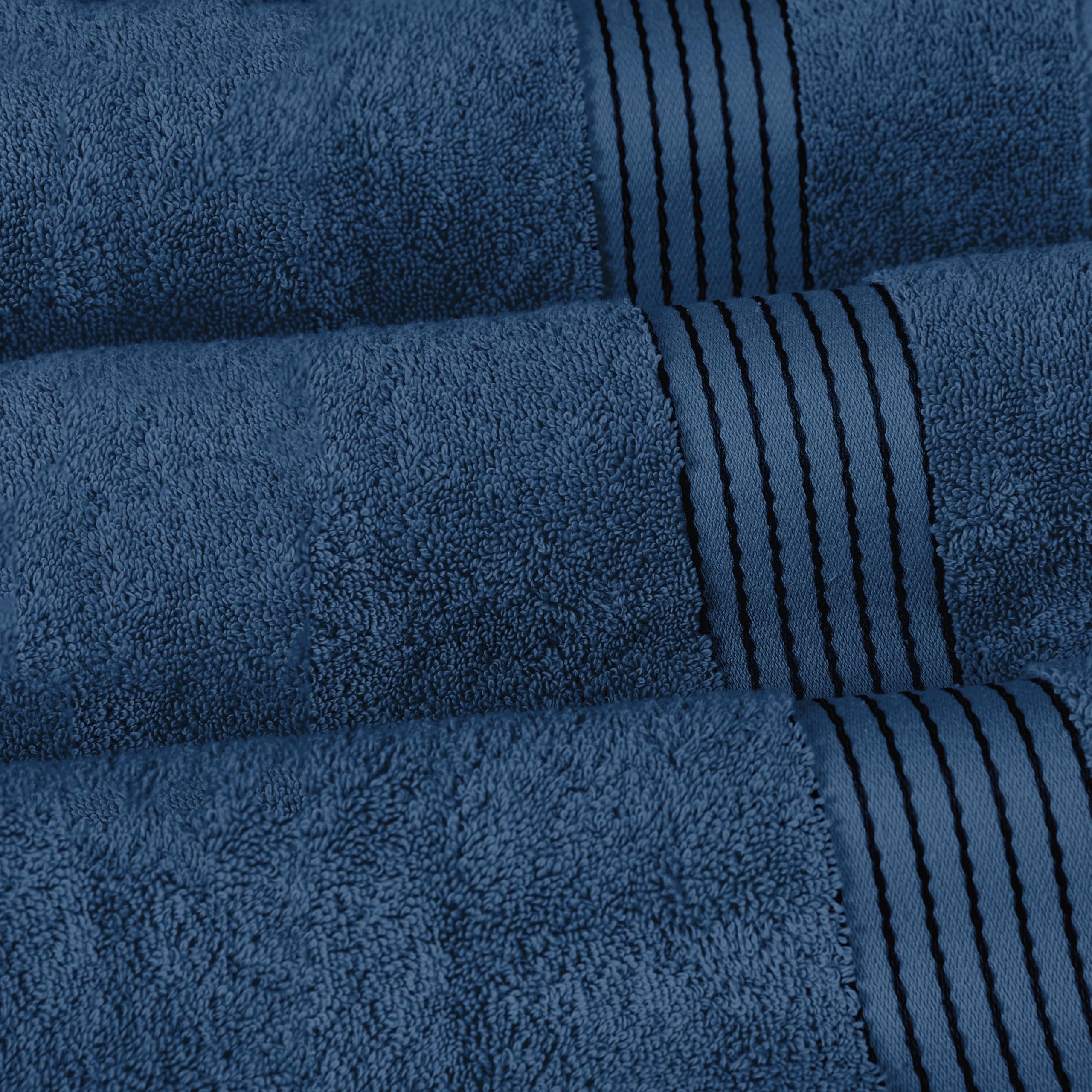 Elegant Comfort Juego de 2 Toallas de baño de algodón Turco, 27 x 54 Pulgadas, lujosas Toallas de baño de 100% algodón Turco de Calidad de Hotel, Altamente absorbentes, Toallas de