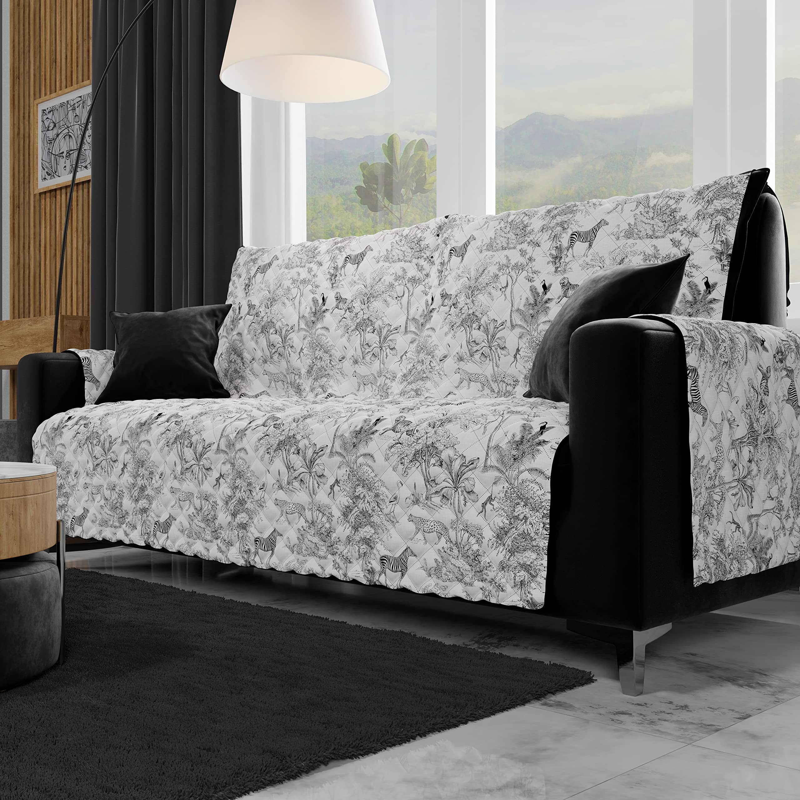 Salvadivano Per Poltrona PETTI Artigiani Italiani – Double Face Antimacchia, 100% Made In Italy, Animalier 05