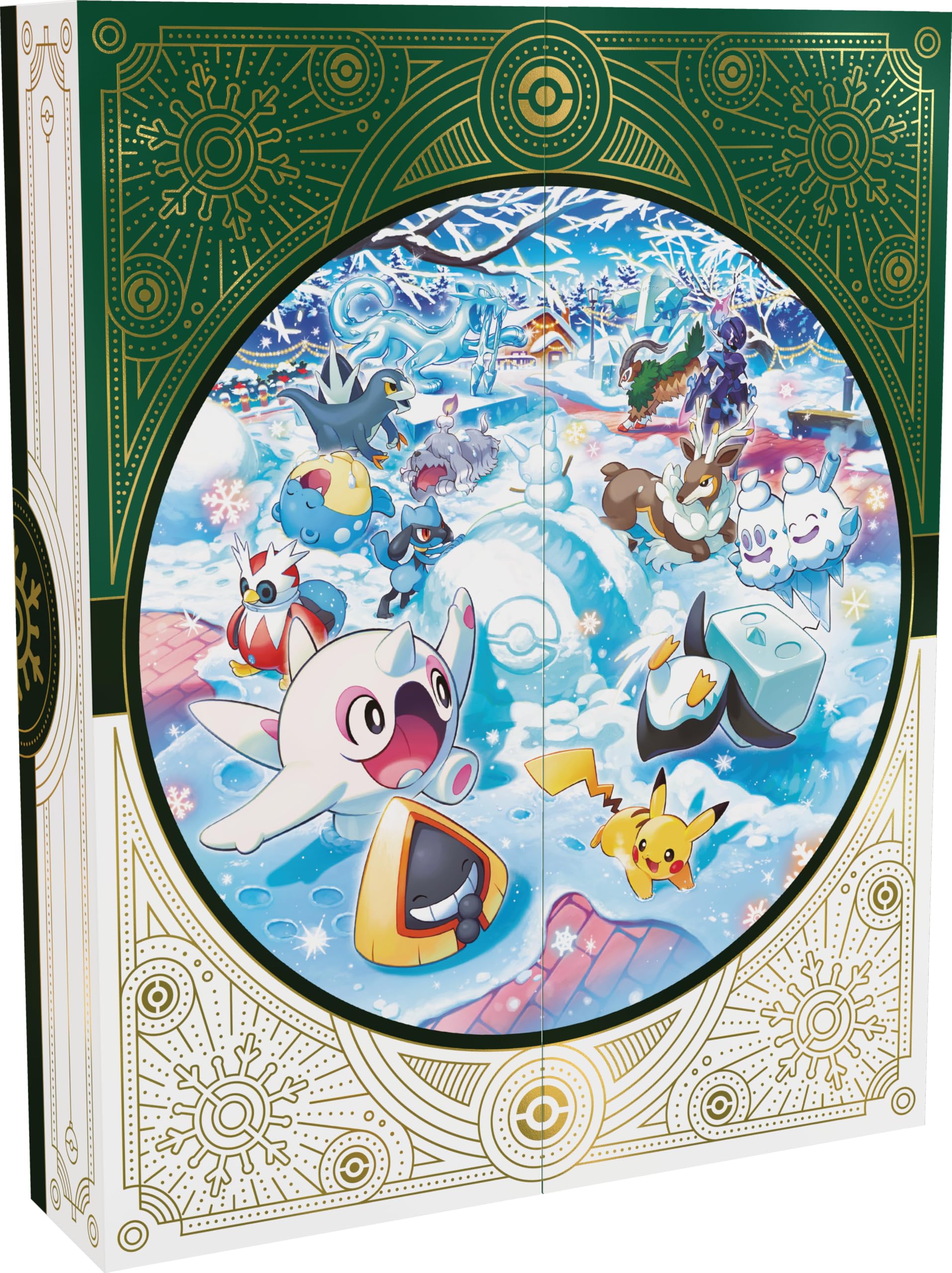 Pokémon TCG: Weihnachtskalender (8 glänzende Promokarten, 5 Booster und mehr)