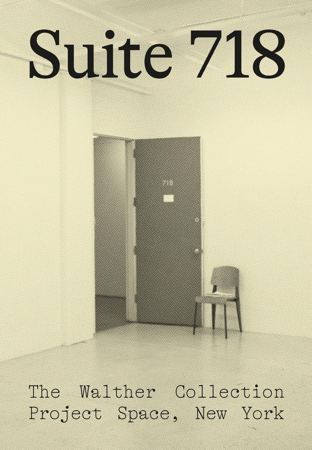 Suite 718 The Walther Collection Project Space NY livre de photographies d'art