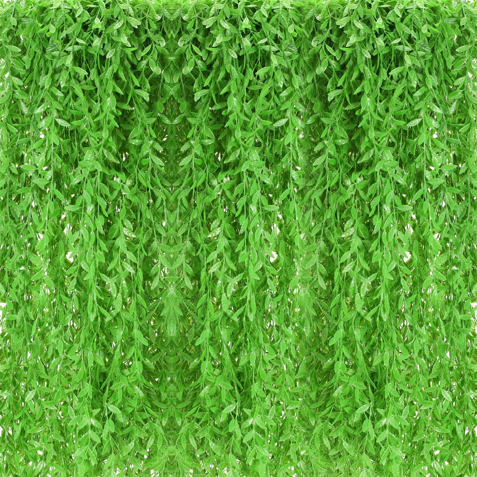 Photo 1 of Riceshoot 24 Pcs Artificial Hanging Willow Vines (Fruit Green)