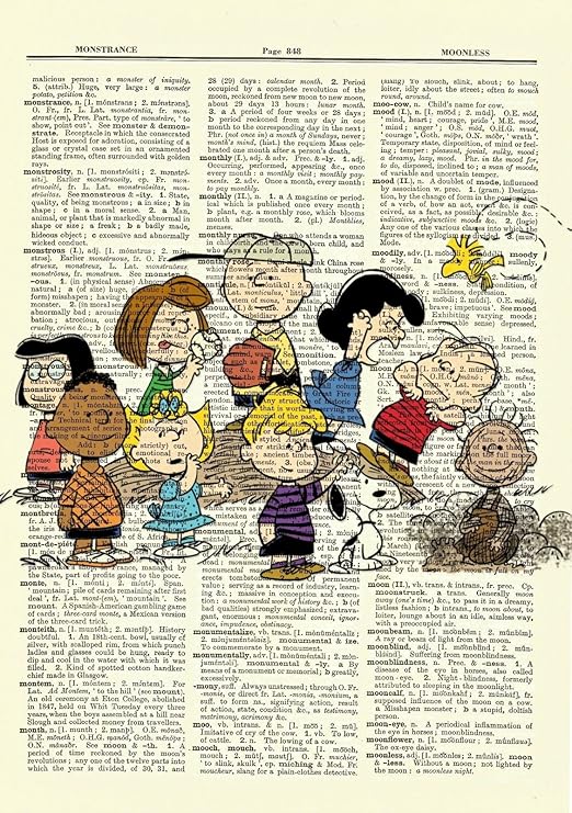 Amazon Co Jp チャーリーブラウンピーナッツ辞書アートプリントピクチャーポスタースヌーピールーシーサリー 8 X 11 並行輸入品 ホーム キッチン