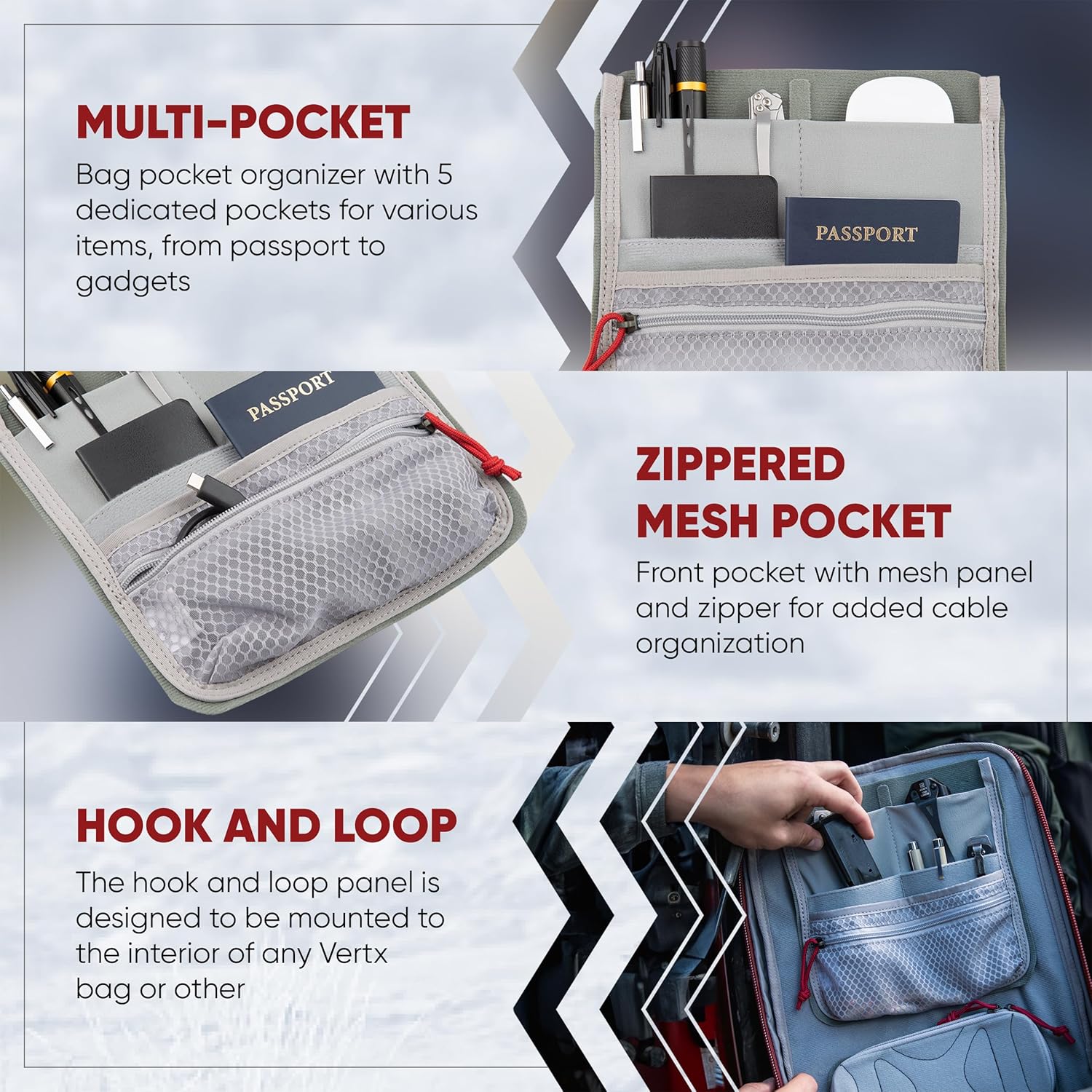 Multi Pocket Organizer Insert