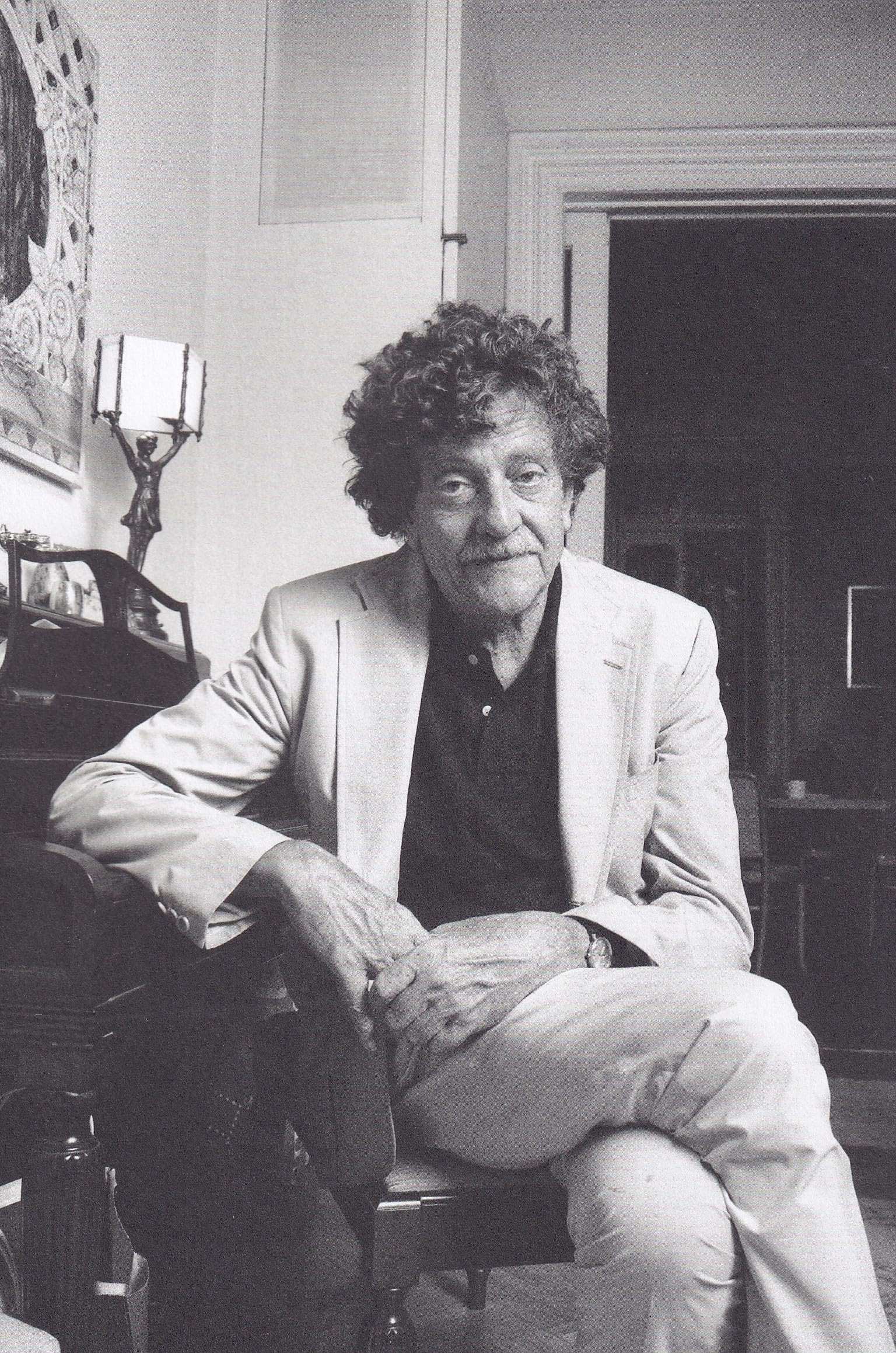 Kurt Vonnegut, New York, 1980s - Miniature Poster/Book Clipping