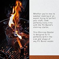 Vista 3 de Pit Barrel Cooker - Arrancador de chimenea de carbón rápido Mide con precisión, enciende rápidamente carbón sin líquido más ligero Arrancador