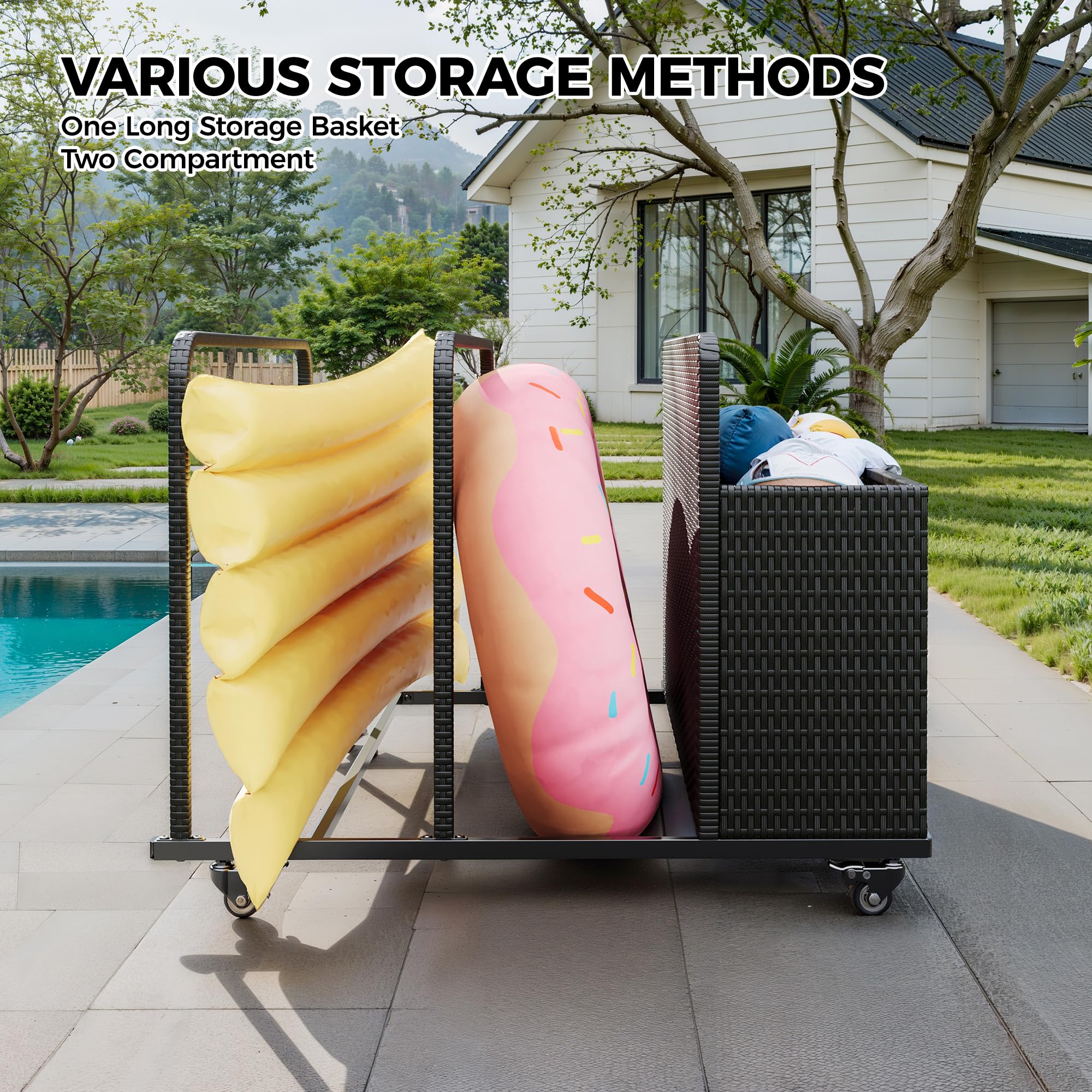 Snapklik.com : Reljofum PE Rattan Outdoor Pool Caddy